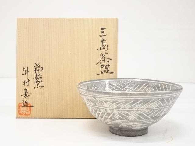 JAPANESE TEA CEREMONY / MISHIMA CHAWAN(TEA BOWL) 